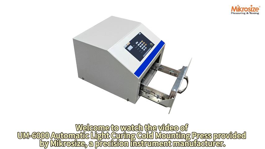 UM-6000 Automatic Light Curing Cold Mounting Press