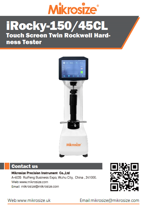 iRocky-150/45CL Touch Screen Superficial Rockwell Hardness Tester