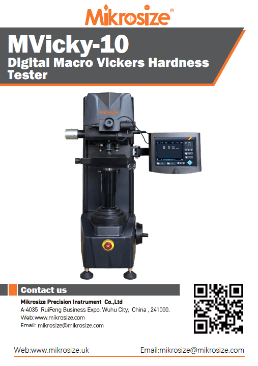 MVicky-10 Digital Touch Screen Macro Vickers Hardness Tester