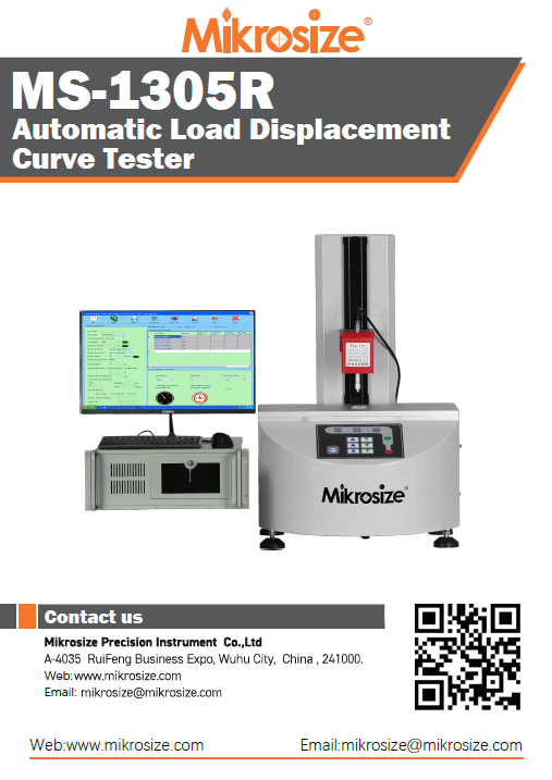 MS-1305R Automatic Load Displacement Curve Tester