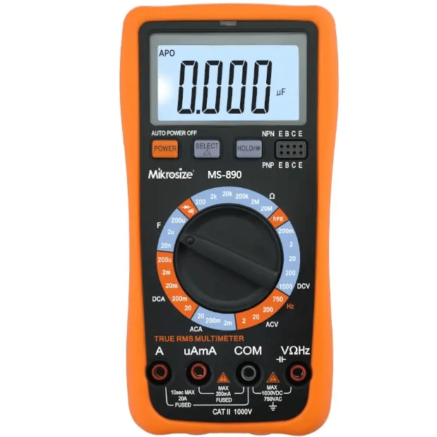 MS-890 2000计数手动量程数字万用表图